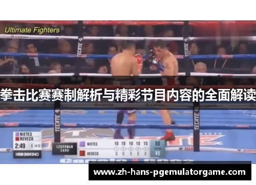 拳击比赛赛制解析与精彩节目内容的全面解读