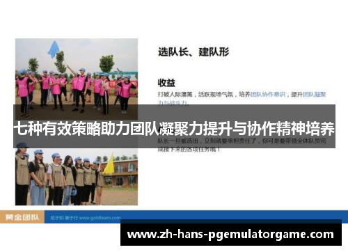 七种有效策略助力团队凝聚力提升与协作精神培养 七种有效策略助力团队凝聚力提升与协作精神培养